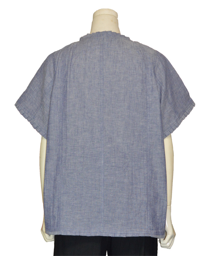 コットンタックブラウス(後)