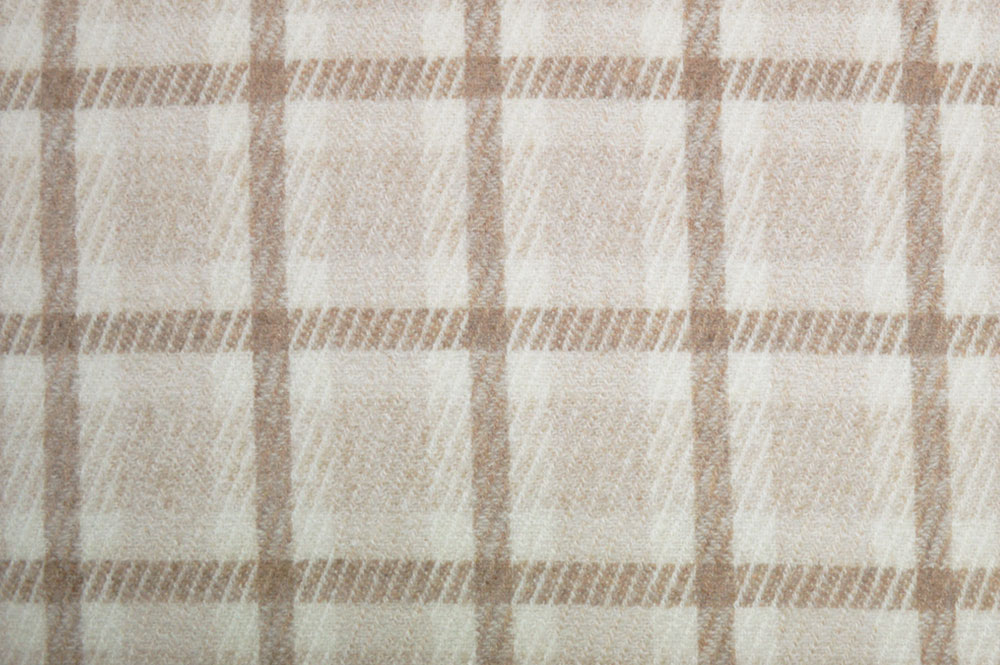 ねんねこ半纏 ベージュチェック